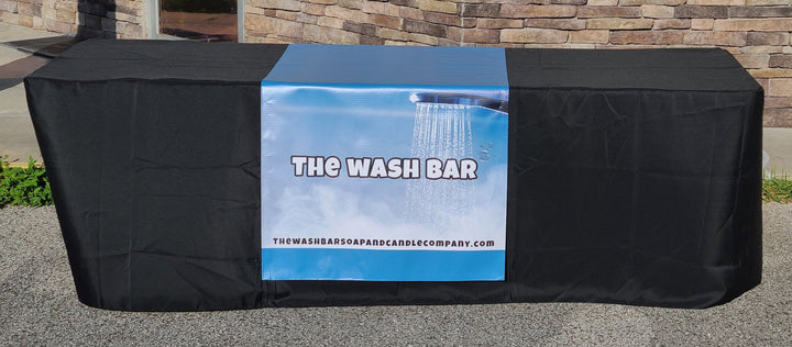 Custom Vinyl Advertising Business Logo Table Runner Table Banner Table Overlay Banner