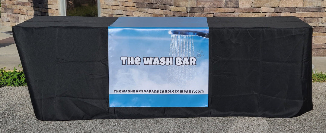 Custom Vinyl Advertising Business Logo Table Runner Table Banner Table Overlay Banner