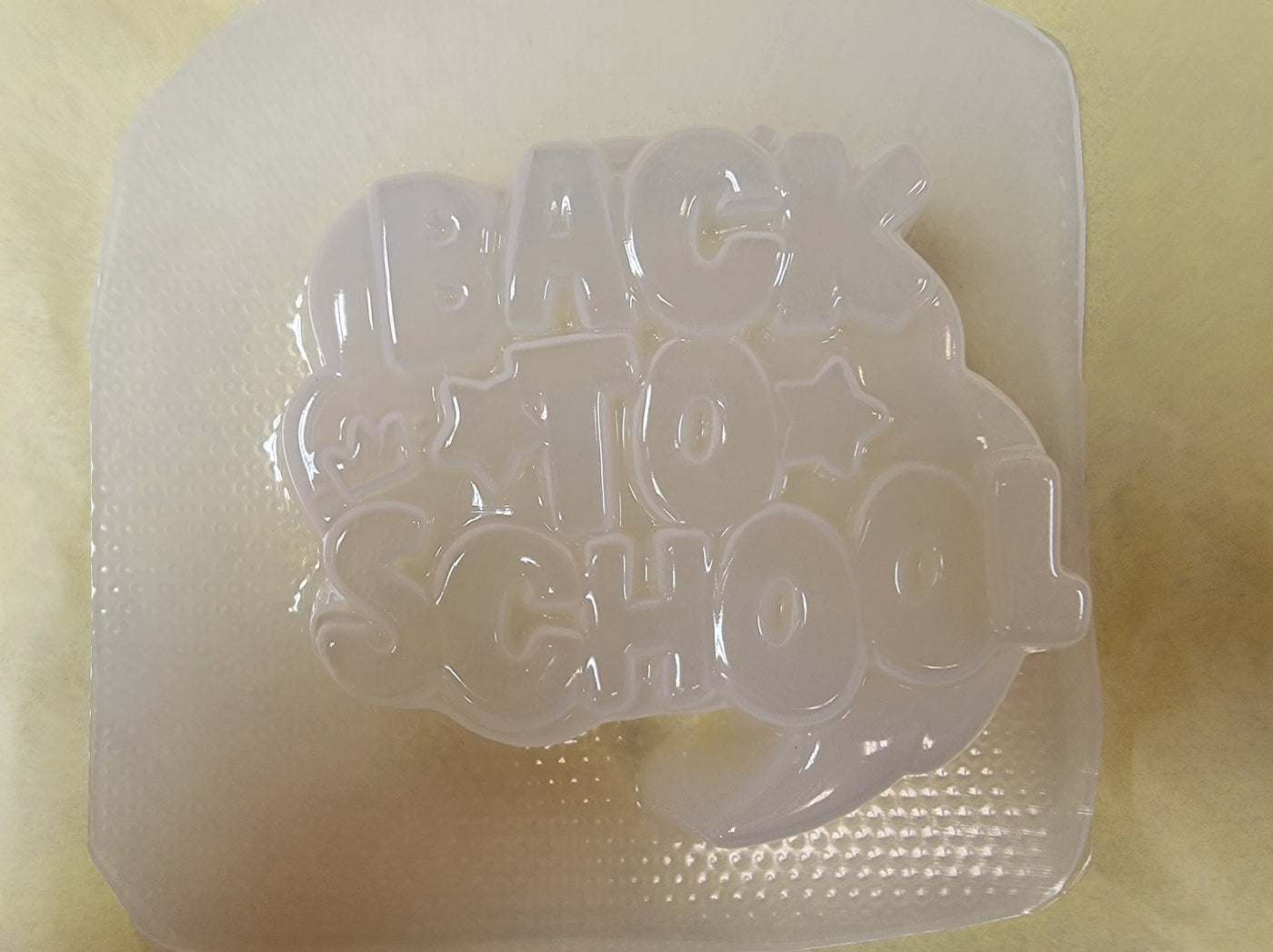 Back To School Quote Plastic Mold or Silicone mold, bath bomb mold, soap mold, resin mold, chocolate mold, back to school mold, conversation