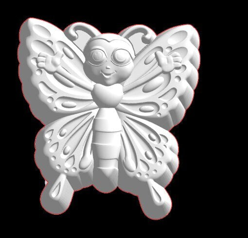 Cartoon Butterfly Mold