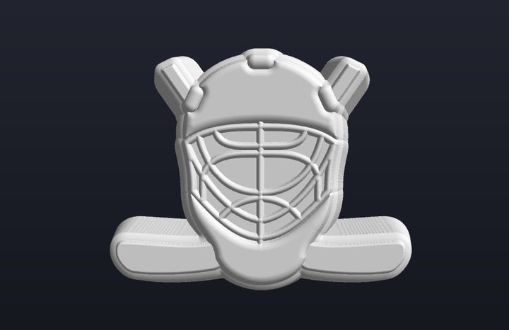 Hockey Mask and Sticks Mold