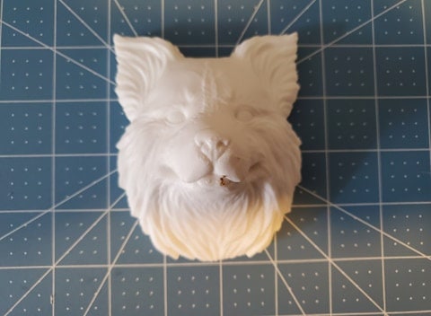 Border Collie Plastic Mold, dog mold, bath bomb mold, soap mold, shepherd mold, resin mold, puppy mold, collie mold, dog head mold