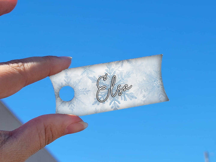 Personalized Acrylic Tumbler Name tag, custom name tag, Stanley 40oz Tumbler Straw Topper, Cup Insert, Tumbler Nameplate, Name Plate