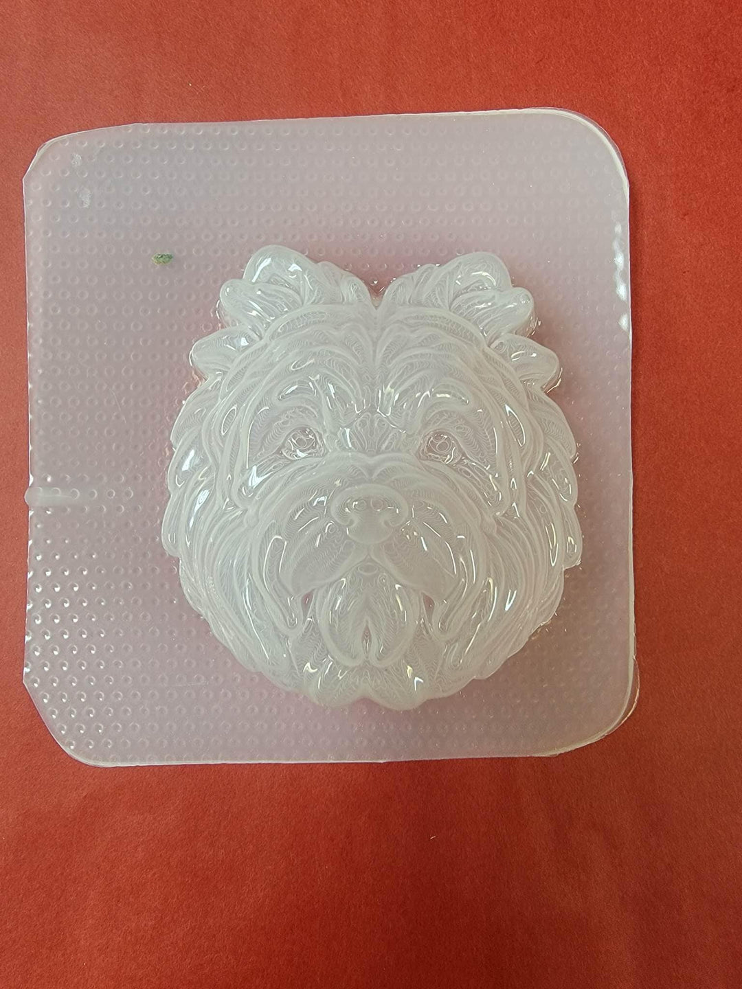 Cairn Terrier Plastic Mold, dog mold, bath bomb mold, soap mold, cairn mold, resin mold, puppy mold, pup mold, Terrier mold, toto mold