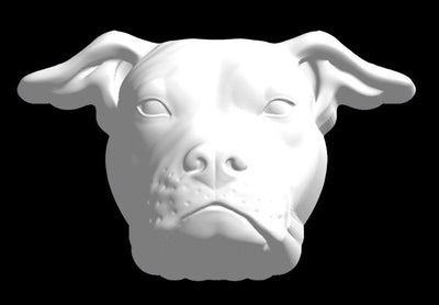 Pit Bull Plastic Mold, dog mold, bath bomb mold, soap mold, pitbull mold, resin mold, puppy mold, pup mold, Terrier mold, American pit bull