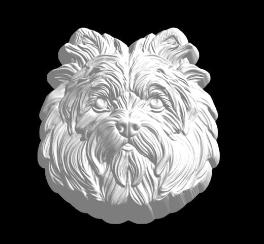 Cairn Terrier Plastic Mold, dog mold, bath bomb mold, soap mold, cairn mold, resin mold, puppy mold, pup mold, Terrier mold, toto mold