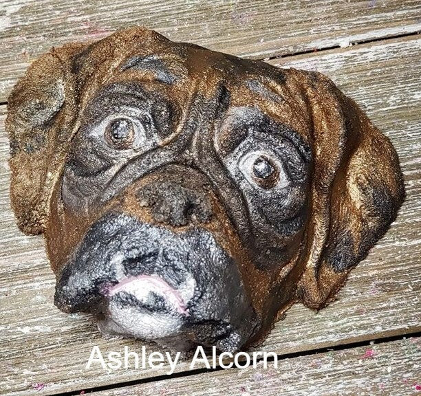 Boxer Plastic Mold, dog mold, bath bomb mold, soap mold, short haired dog mold, resin mold, puppy mold, dog mold mold, Boxer dog mold